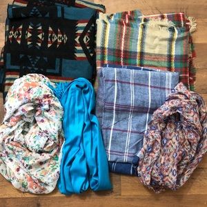 Scarf bundle. Pashmina, blanket, infinity